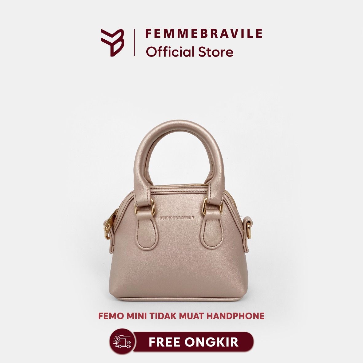 FEMMEBRAVILE Femo Mini Bag Tas Selempang Wanita Sling Bag Shoulder Bag Fashion Women