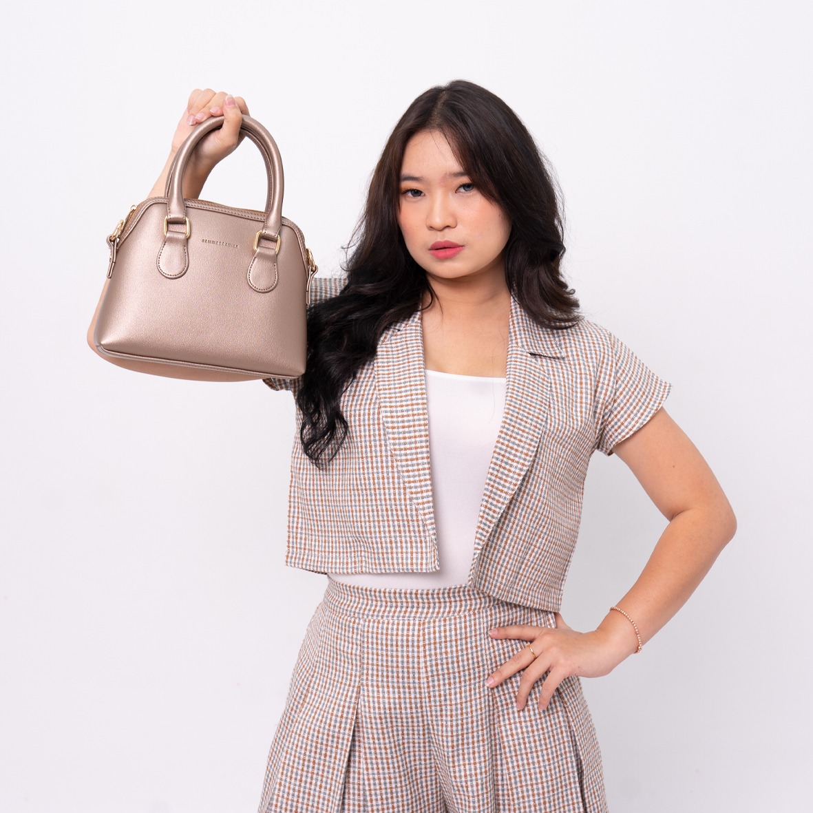 Femmebravile - Femo Small Leather - Tas Wanita - Sling Bag -  Shoulder Bag - Tas Selempang Wanita