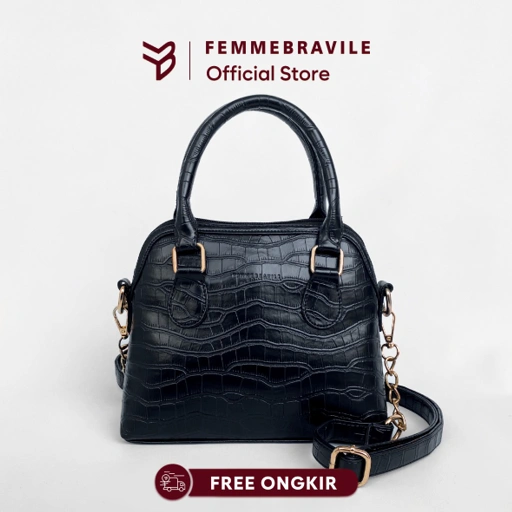 Image of FEMMEBRAVILE Sling Bag Tas Selempang Wanita Fashion Women Shoulder bag Femo S Croco