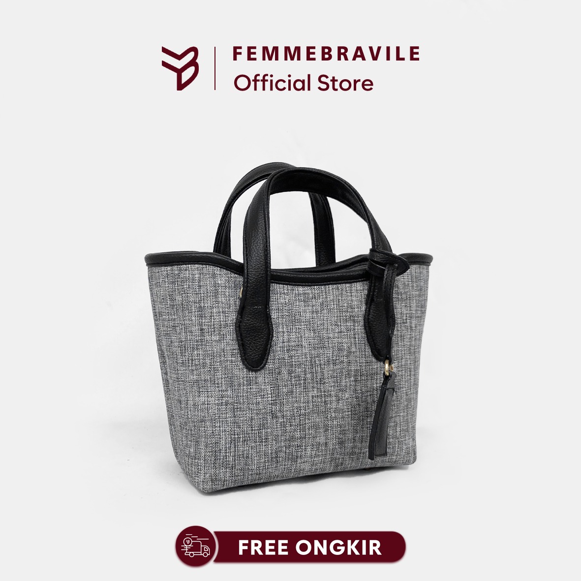 FEMMEBRAVILE Gaby Mini Totebag Wanita Slingbag Shoulder bag Tas Selempang Wanita Tas Bahu