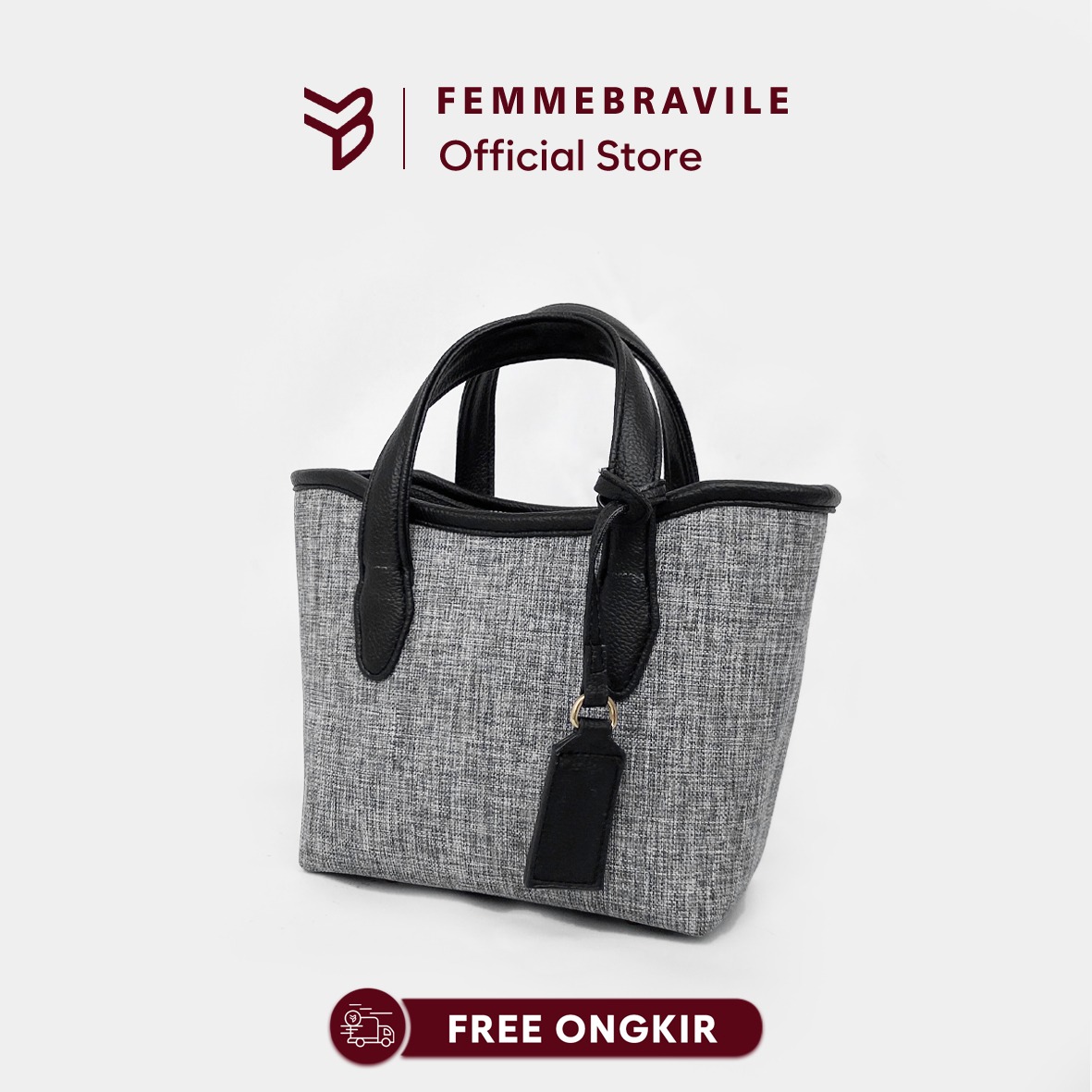 FEMMEBRAVILE Gaby Mini Totebag Wanita Slingbag Shoulder bag Tas Selempang Wanita Tas Bahu