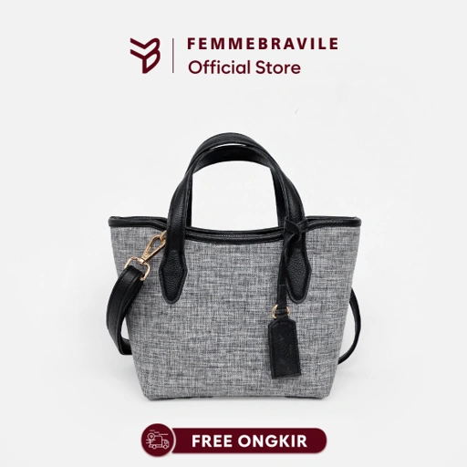 Image of FEMMEBRAVILE Gaby Mini Totebag Wanita Slingbag Shoulder bag Tas Selempang Wanita Tas Bahu