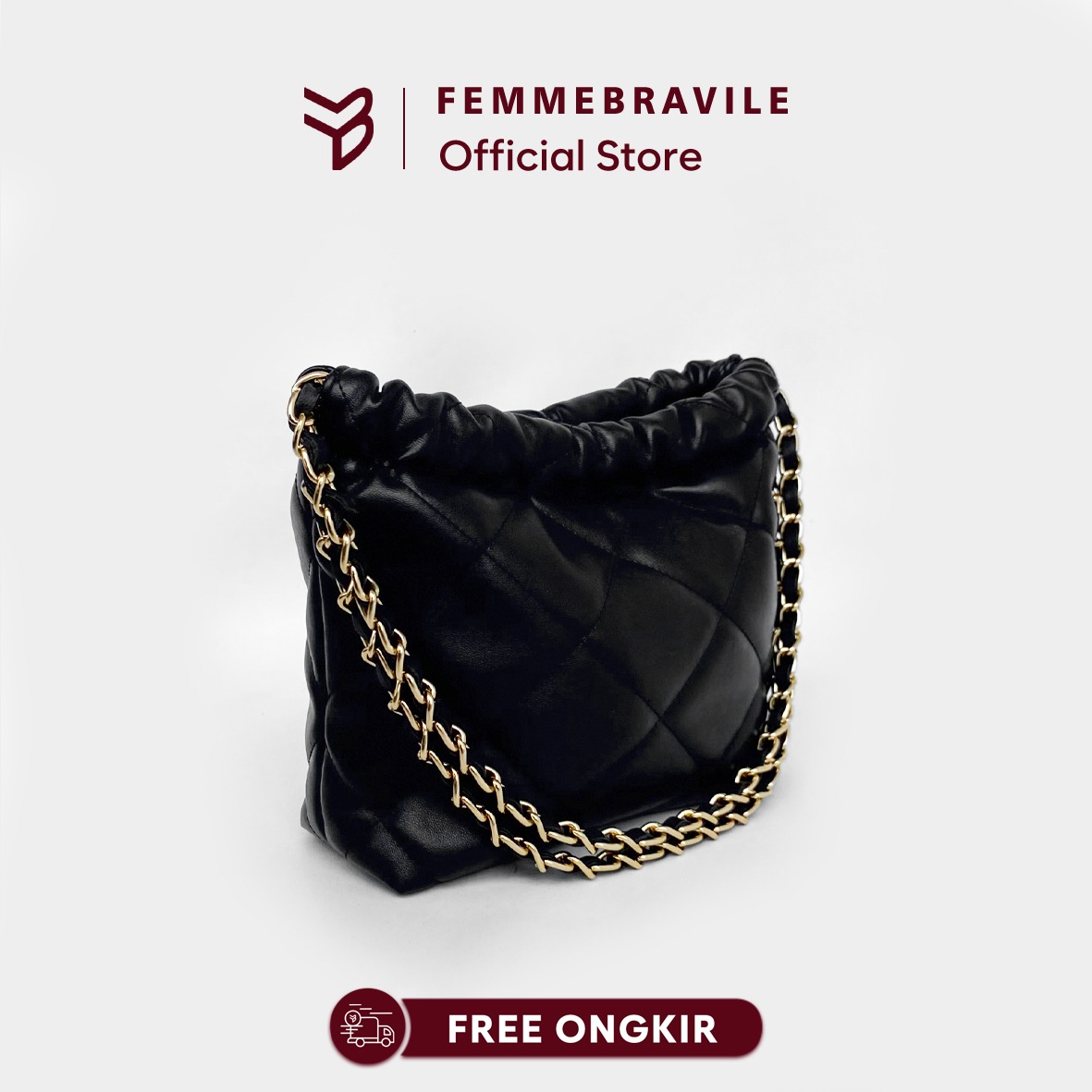 Femmebravile - Gretel Leather Mini - Tas Selempang Wanita - Slingbag - Shoulderbag - Fashion Women