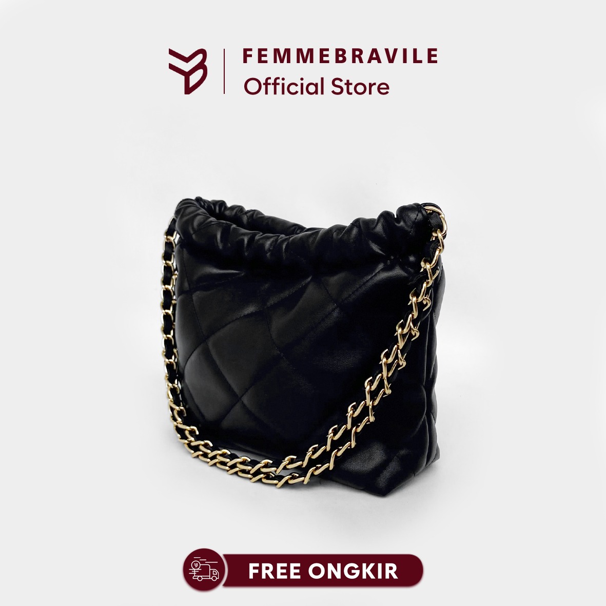 Femmebravile - Gretel Leather Mini - Tas Selempang Wanita - Slingbag - Shoulderbag - Fashion Women