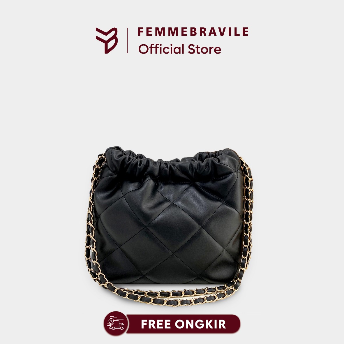 Femmebravile - Gretel Leather Mini - Tas Selempang Wanita - Slingbag - Shoulderbag - Fashion Women