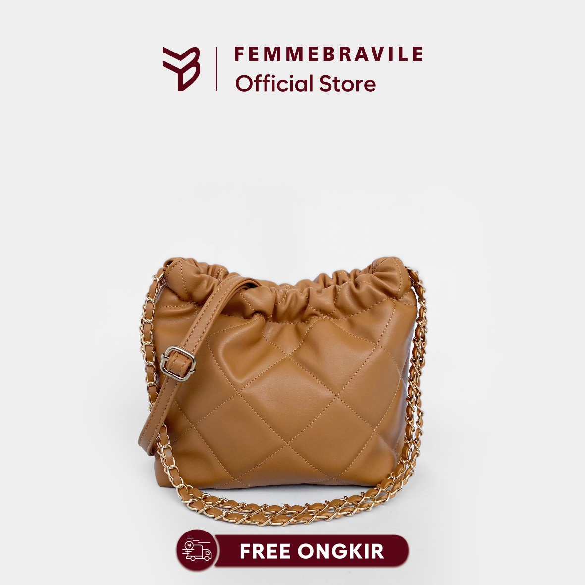 Femmebravile - Gretel Leather Mini - Tas Selempang Wanita - Slingbag - Shoulderbag - Fashion Women