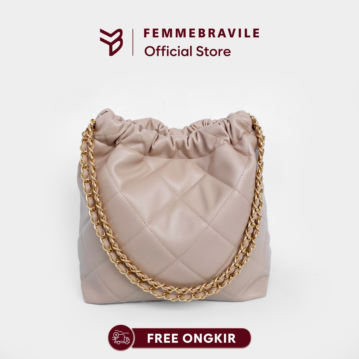 Femmebravile - Gretel Leather Small Bag - Tas Wanita - Shoulder Bag - Tas Bahu - Fashion Women