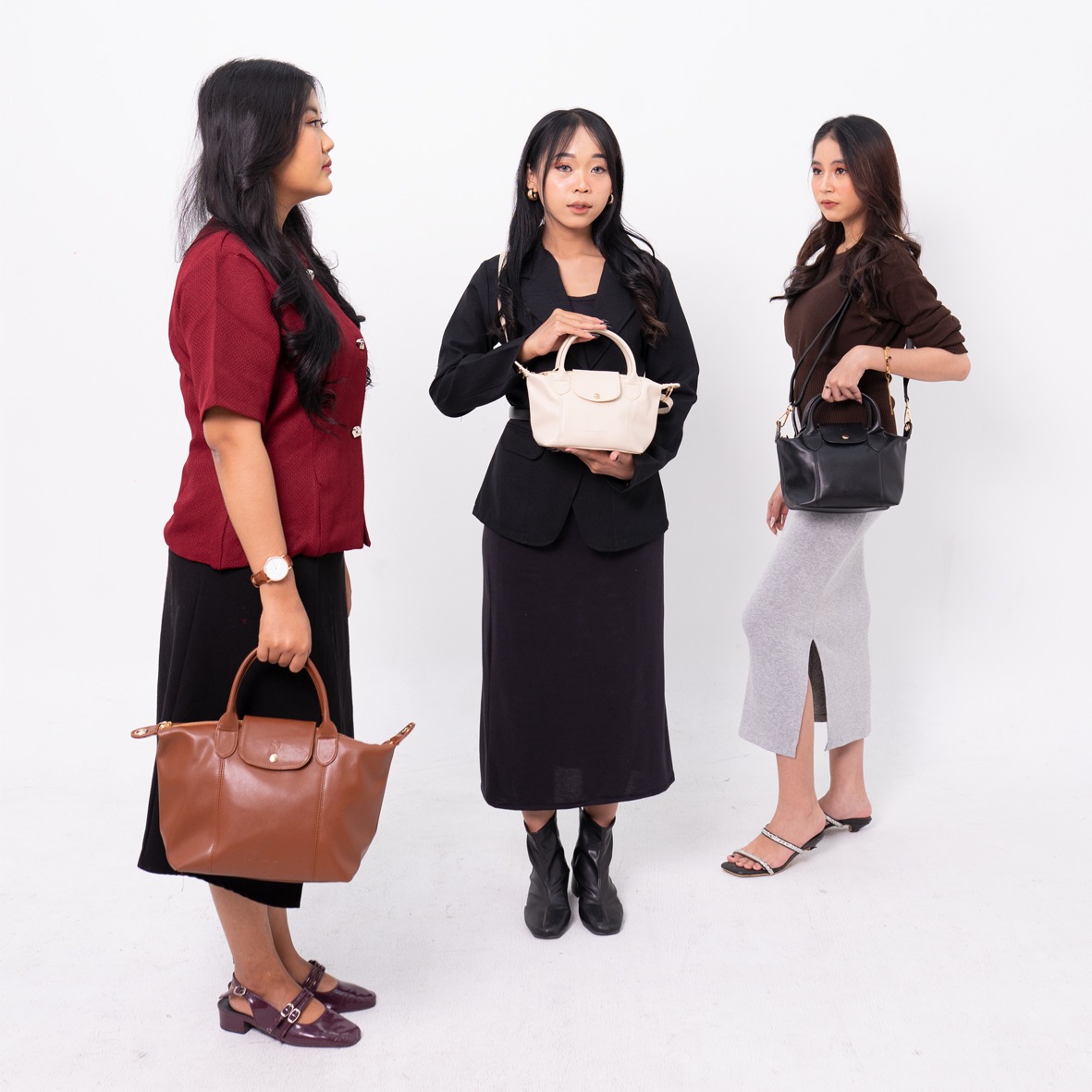 Femmebravile - Jennie Bag - Tas Selempang Wanita - SlingBag - Tas Wanita - Mini Tote - Fashion Women