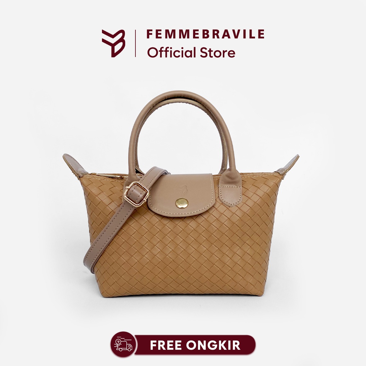 FEMMEBRAVILE Sling Bag Tas Selempang Wanita Fashion Women Shoulder bag Jennie Gayatri Bag