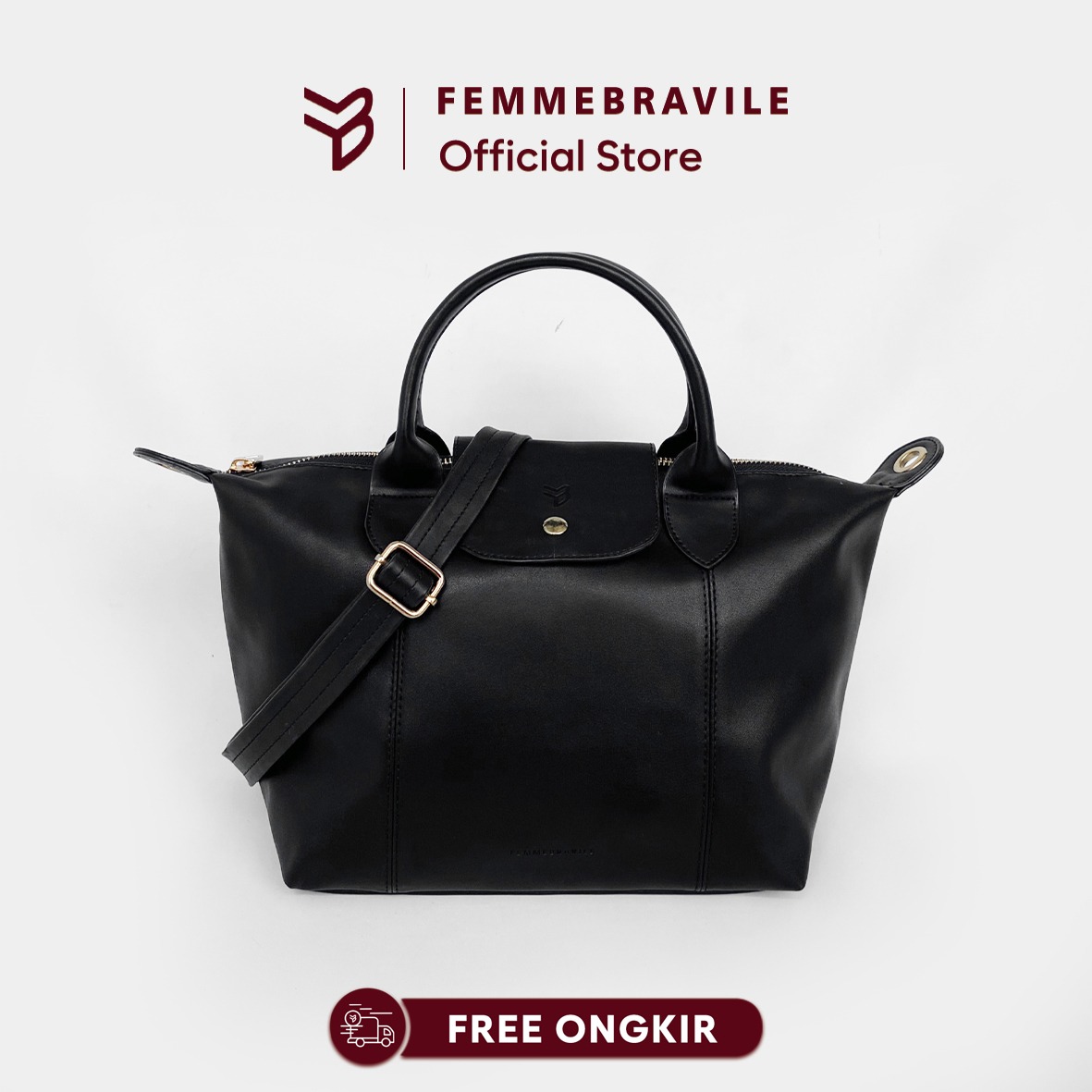 Femmebravile - Jennie Bag - Tas Selempang Wanita - SlingBag - Tas Wanita - Mini Tote - Fashion Women