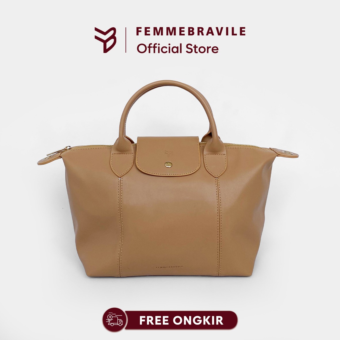Femmebravile - Jennie Bag - Tas Selempang Wanita - SlingBag - Tas Wanita - Mini Tote - Fashion Women