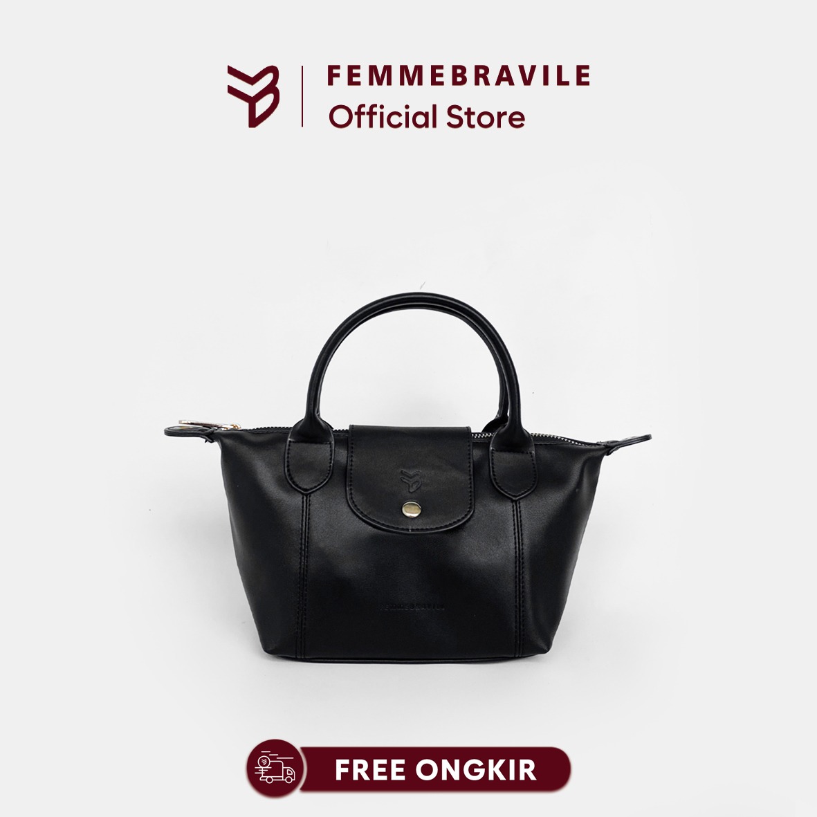 Femmebravile - Jennie Bag - Tas Selempang Wanita - SlingBag - Tas Wanita - Mini Tote - Fashion Women