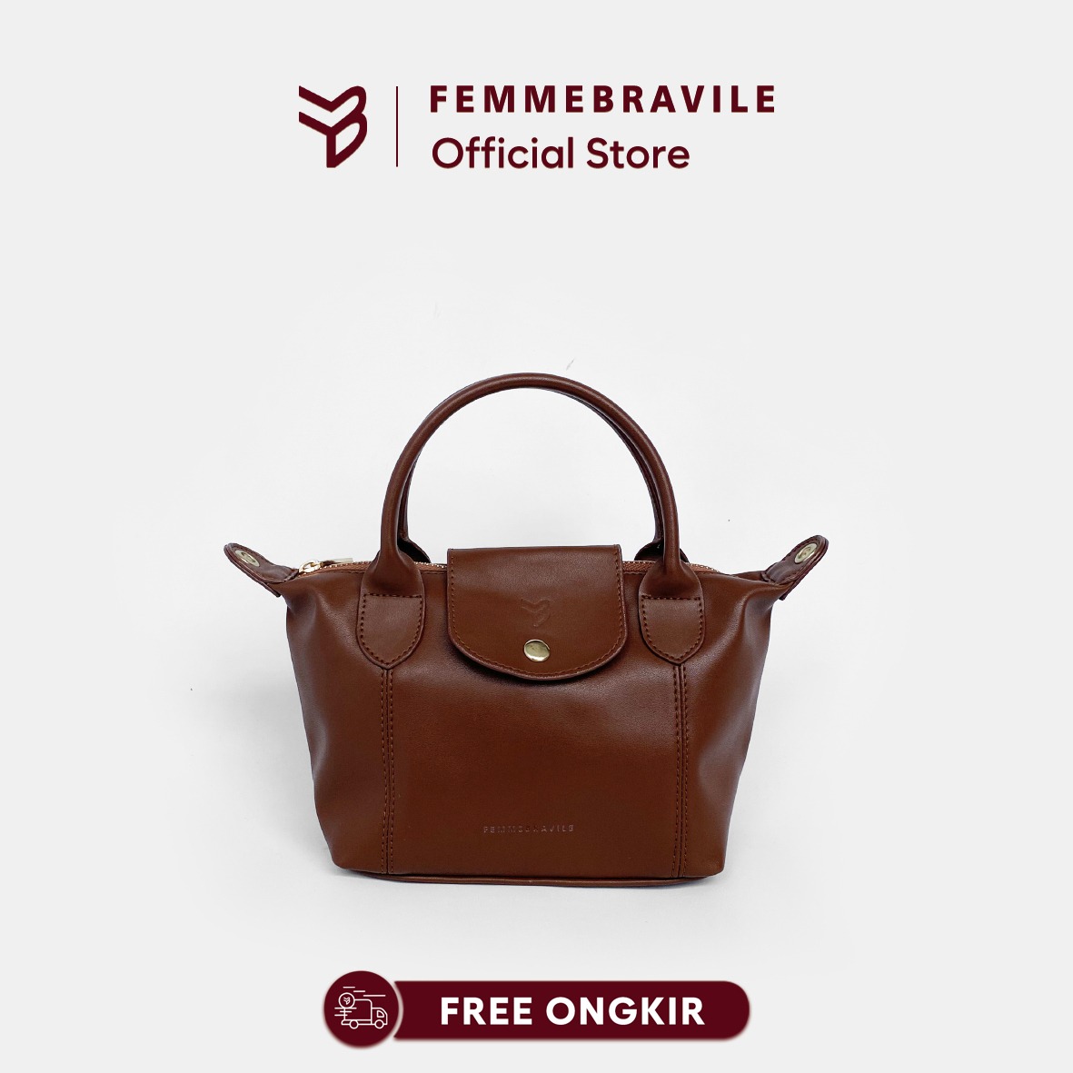 Femmebravile - Jennie Bag - Tas Selempang Wanita - SlingBag - Tas Wanita - Mini Tote - Fashion Women