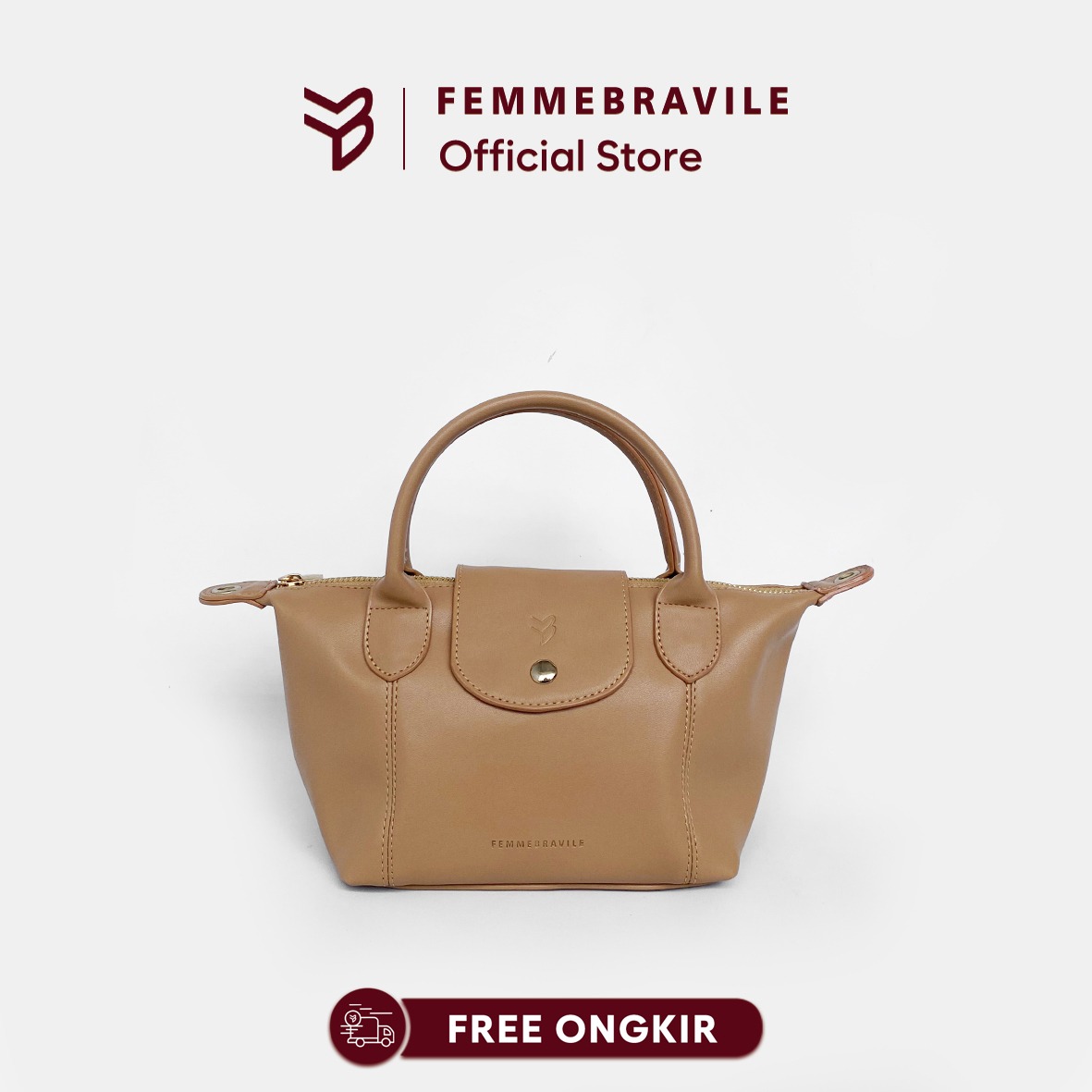 Femmebravile - Jennie Bag - Tas Selempang Wanita - SlingBag - Tas Wanita - Mini Tote - Fashion Women