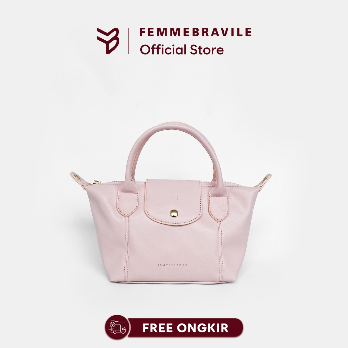Femmebravile - Jennie Bag - Tas Selempang Wanita - SlingBag - Tas Wanita - Mini Tote - Fashion Women