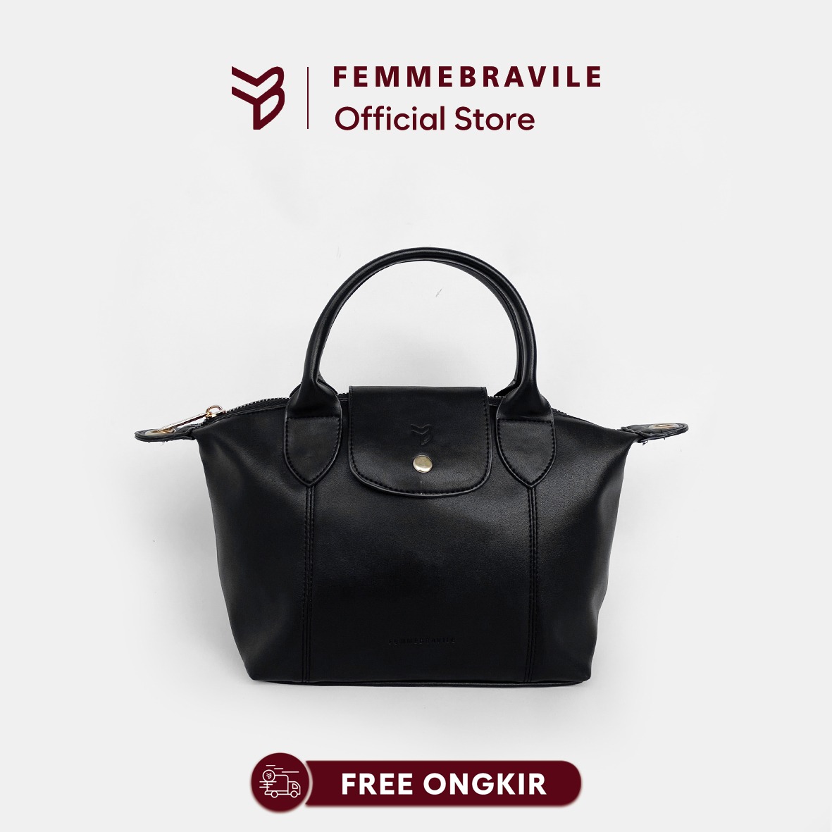 Femmebravile - Jennie Bag - Tas Selempang Wanita - SlingBag - Tas Wanita - Mini Tote - Fashion Women