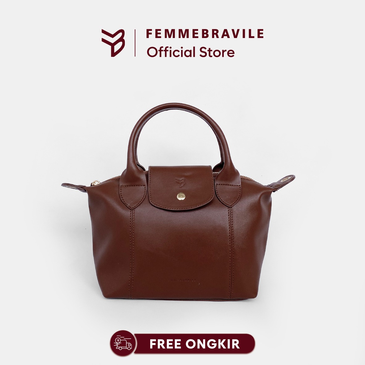 Femmebravile - Jennie Bag - Tas Selempang Wanita - SlingBag - Tas Wanita - Mini Tote - Fashion Women