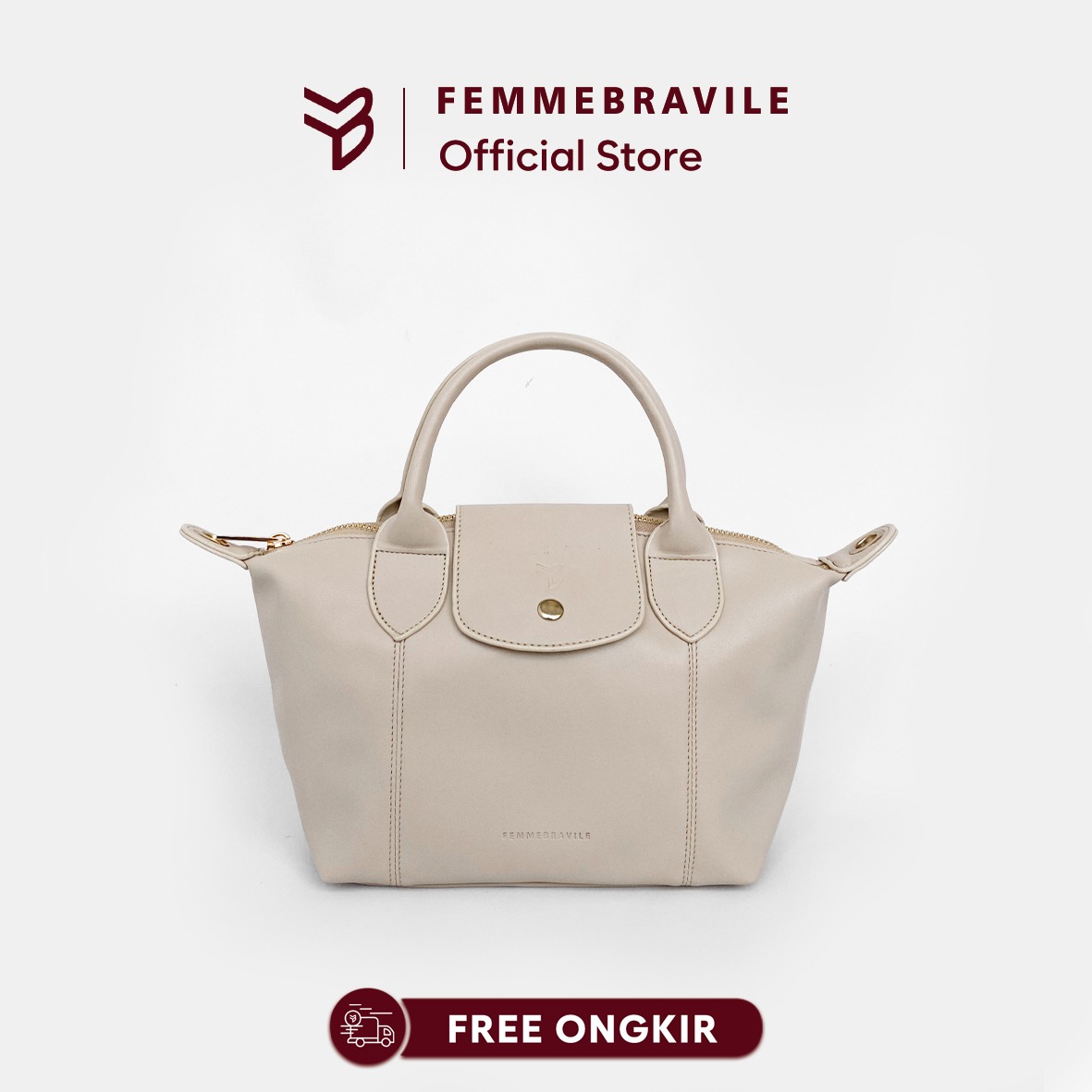 Femmebravile - Jennie Bag - Tas Selempang Wanita - SlingBag - Tas Wanita - Mini Tote - Fashion Women