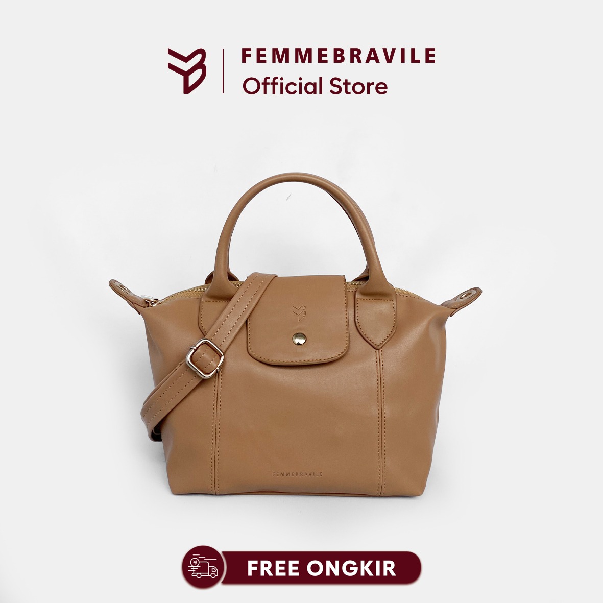 Femmebravile - Jennie Bag - Tas Selempang Wanita - SlingBag - Tas Wanita - Mini Tote - Fashion Women