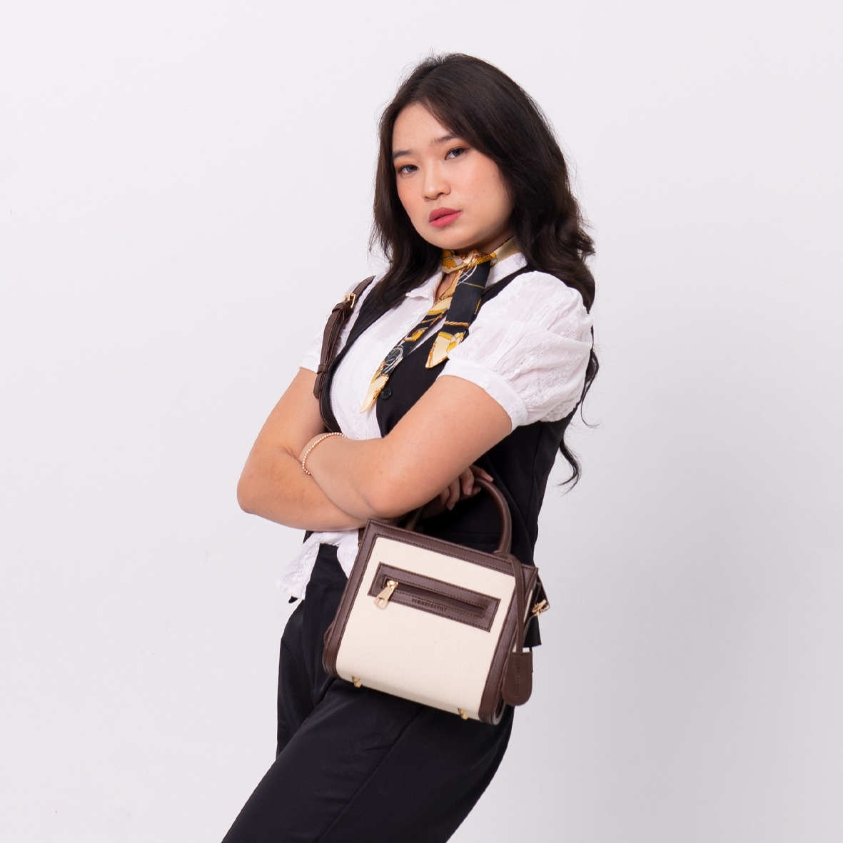 FEMMEBRAVILE Sling Bag Tas Selempang Wanita Fashion Women Shoulder bag Letta Canvas Mini