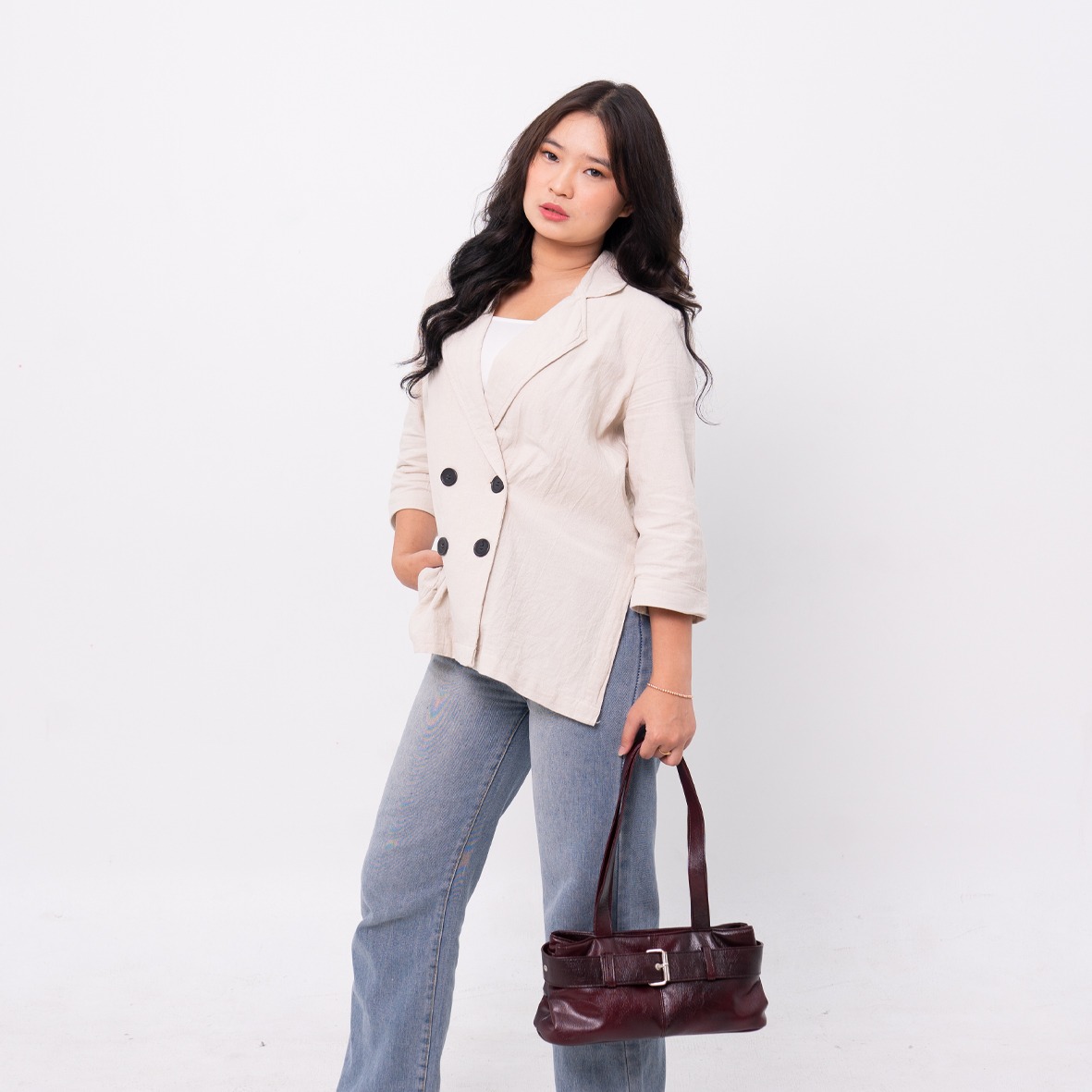 FEMMEBRAVILE Shoulder Bag Tas Bahu Wanita Tas Wanita Hand Bag Tas Tangan MIKI BAG