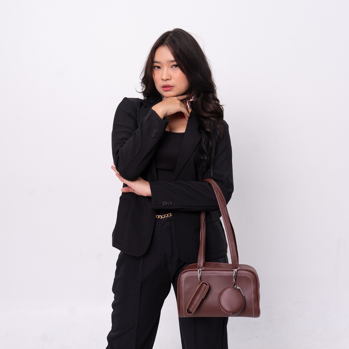 FEMMEBRAVILE Miko Bag Wanita Elegan Model Terbaru Mini Sling Bag Multifungsi Shoulder Bag