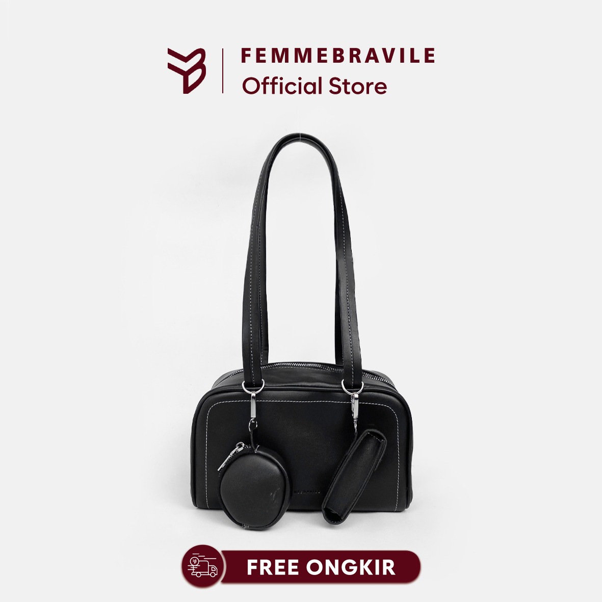 FEMMEBRAVILE Miko Bag Wanita Elegan Model Terbaru Mini Sling Bag Multifungsi Shoulder Bag