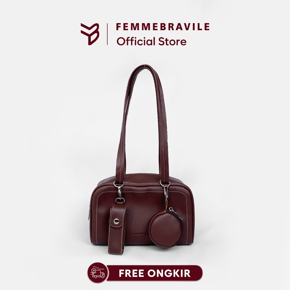 FEMMEBRAVILE Miko Bag Wanita Elegan Model Terbaru Mini Sling Bag Multifungsi Shoulder Bag