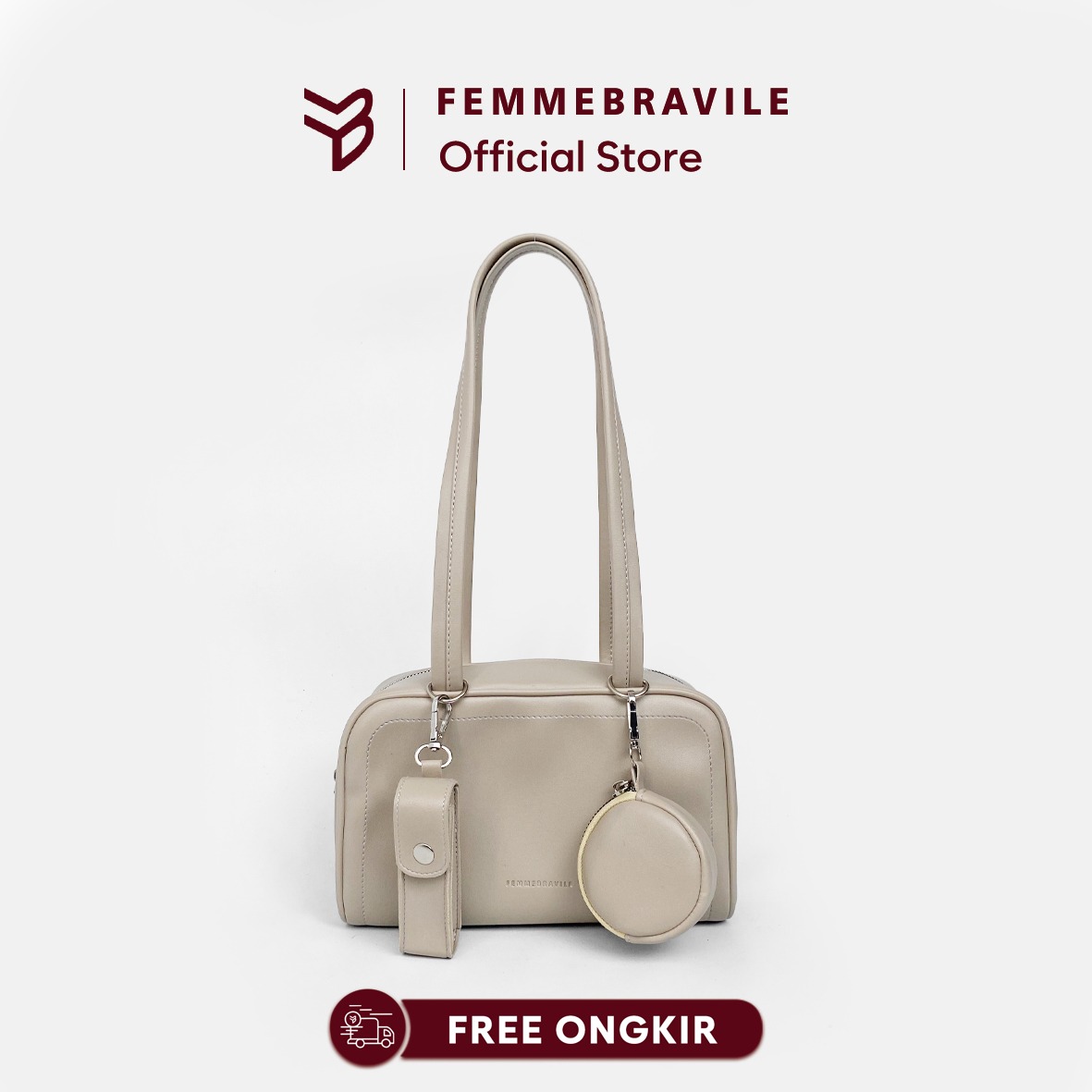 FEMMEBRAVILE Miko Bag Wanita Elegan Model Terbaru Mini Sling Bag Multifungsi Shoulder Bag
