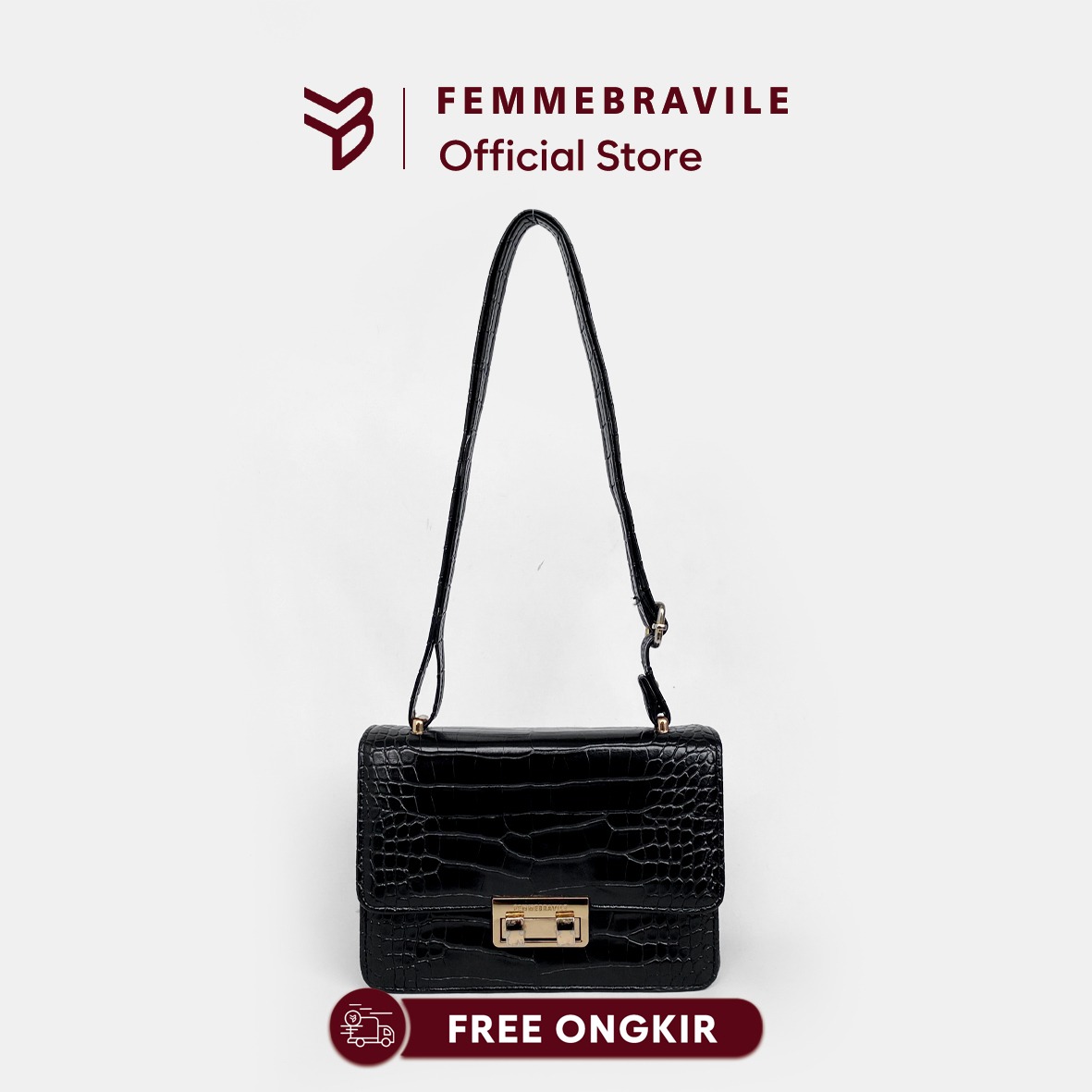 Femmebravile Sling Bag Tas Selempang Wanita Fashion Women Shoulder bag Mory Bag