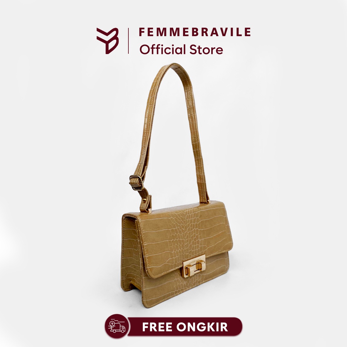 Femmebravile Sling Bag Tas Selempang Wanita Fashion Women Shoulder bag Mory Bag