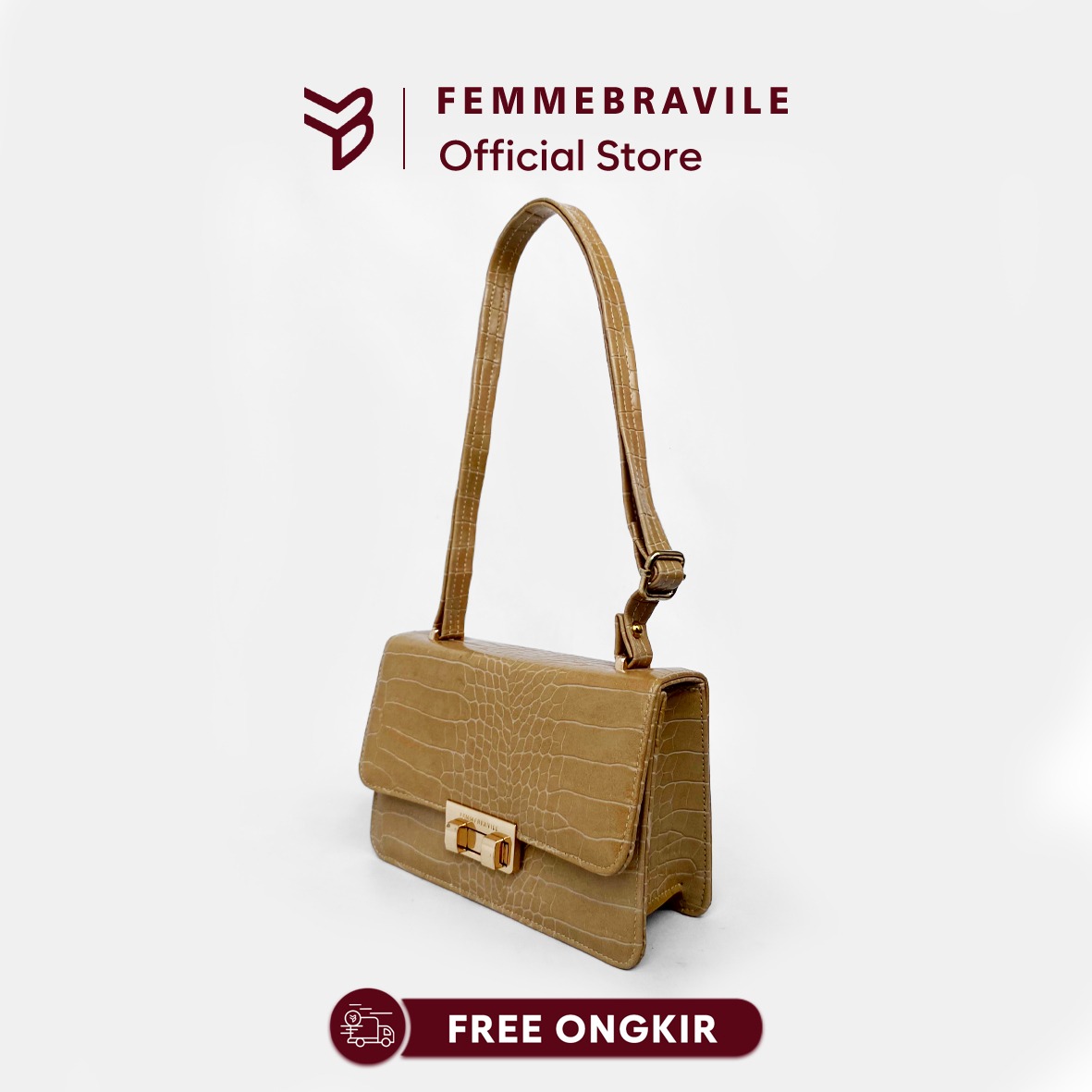 Femmebravile Sling Bag Tas Selempang Wanita Fashion Women Shoulder bag Mory Bag