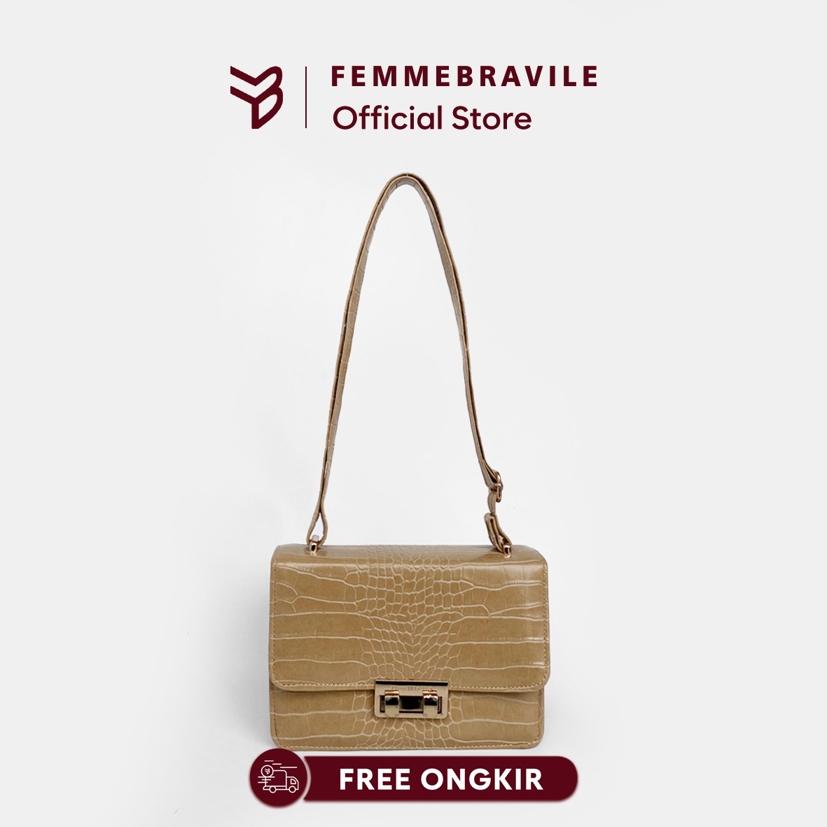 Femmebravile Sling Bag Tas Selempang Wanita Fashion Women Shoulder bag Mory Bag