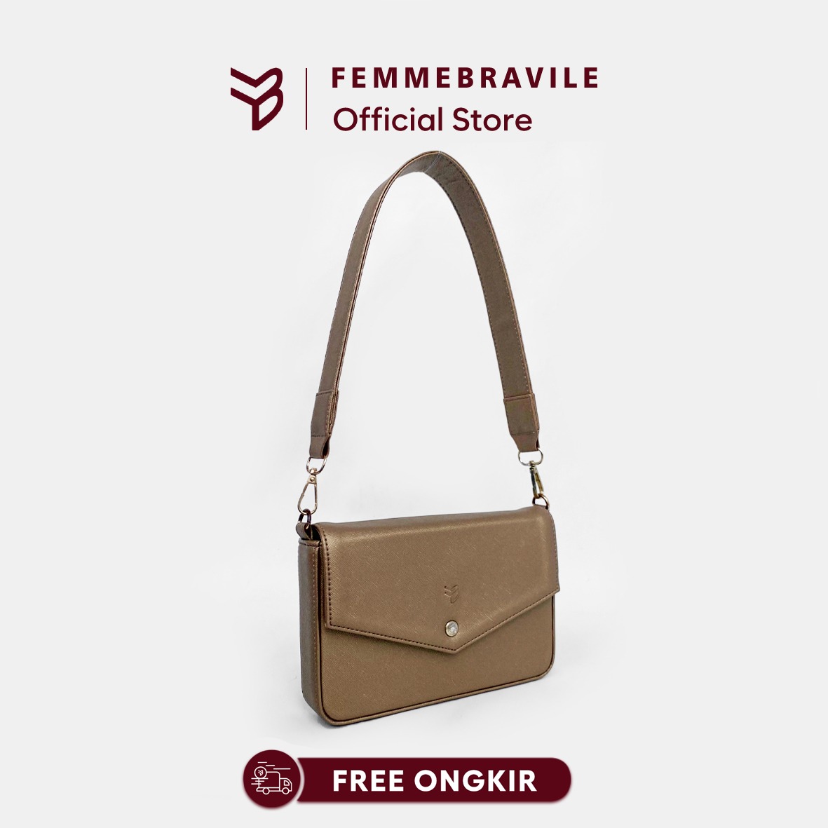 FEMMEBRAVILE Sling Bag Tas Selempang Wanita Fashion Women Shoulder bag Natali Bag