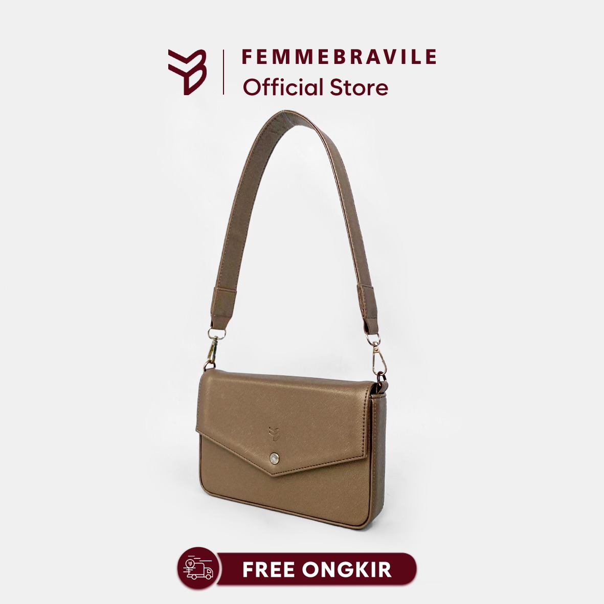 FEMMEBRAVILE Sling Bag Tas Selempang Wanita Fashion Women Shoulder bag Natali Bag