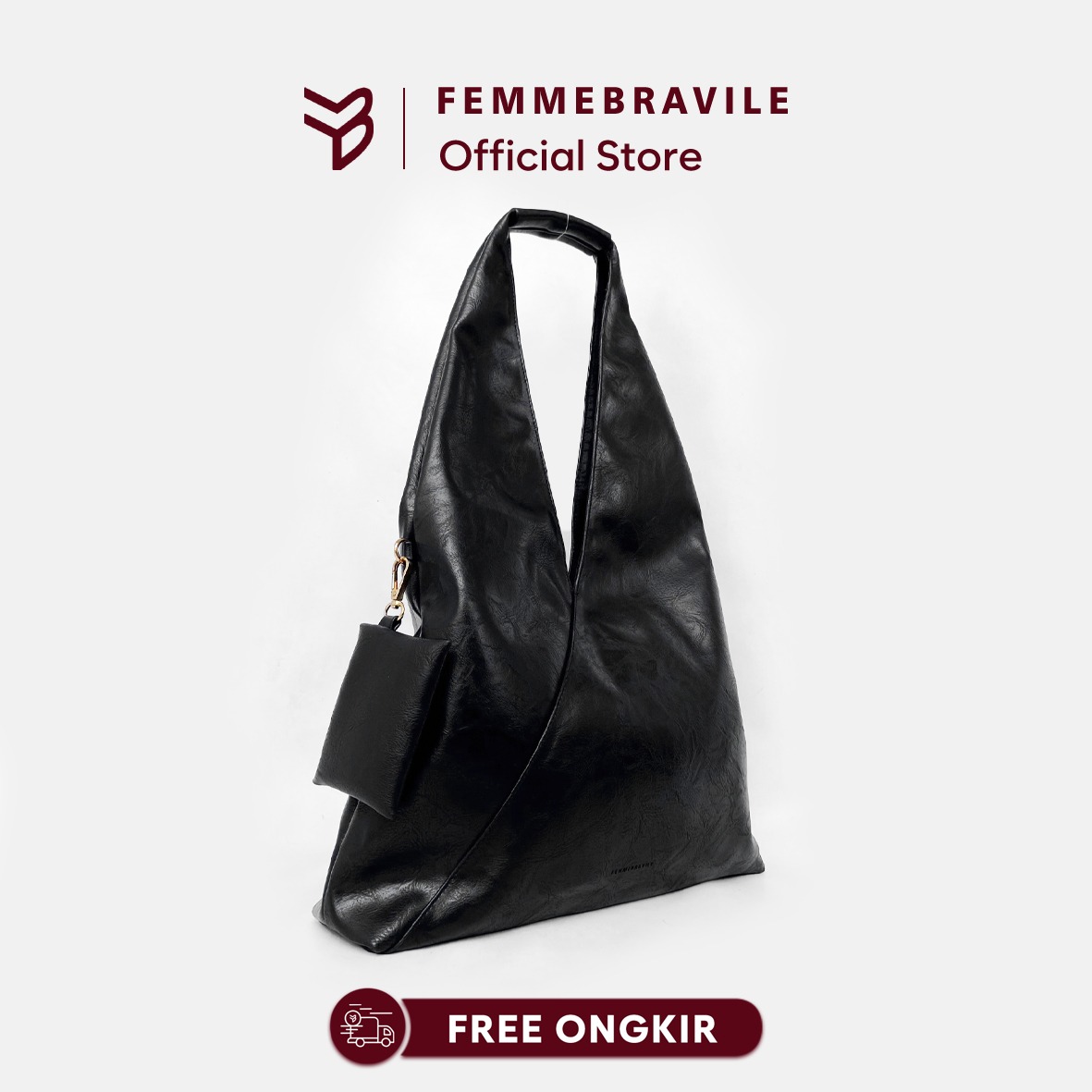 Femmebravile - Nayla Bag - Totebag Wanita - Tas Kuliah Wanita - Shoulder Bag - Tote Bag Cantik