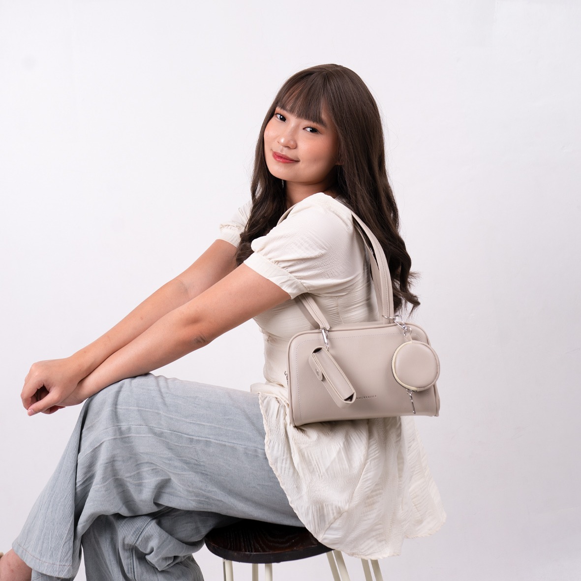 FEMMEBRAVILE Miko Bag Wanita Elegan Model Terbaru Mini Sling Bag Multifungsi Shoulder Bag