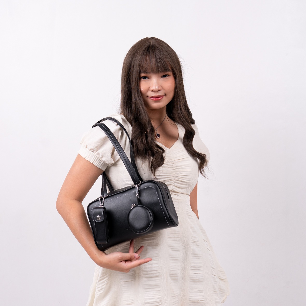 FEMMEBRAVILE Miko Bag Wanita Elegan Model Terbaru Mini Sling Bag Multifungsi Shoulder Bag