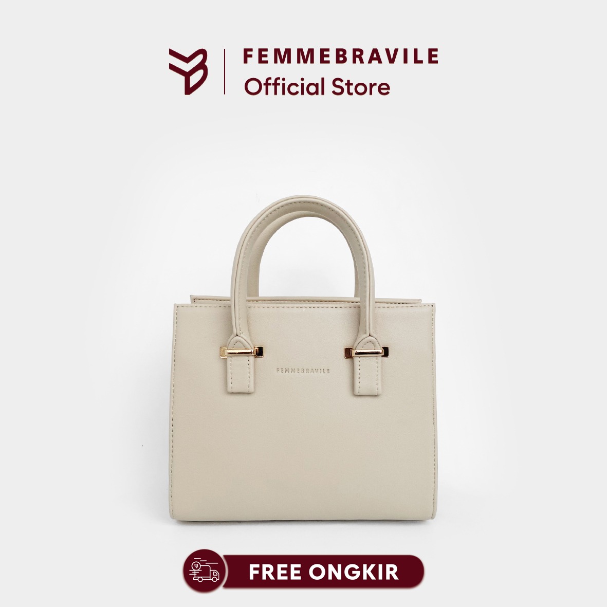 FEMMEBRAVILE Sandara Mini Leather Tas Wanita Sling bag Shoulder bag Tas Selempang Wanita