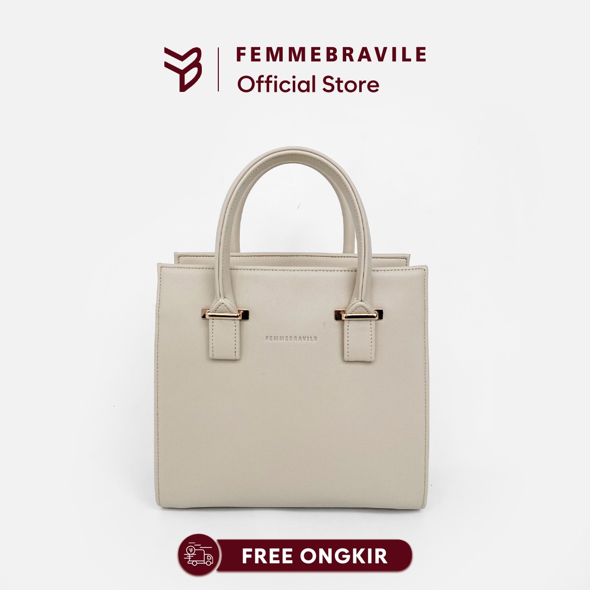 FEMMEBRAVILE Sandara Small Leather Fashion Women Slingbag Shoulderbag Tas Selempang Wanita