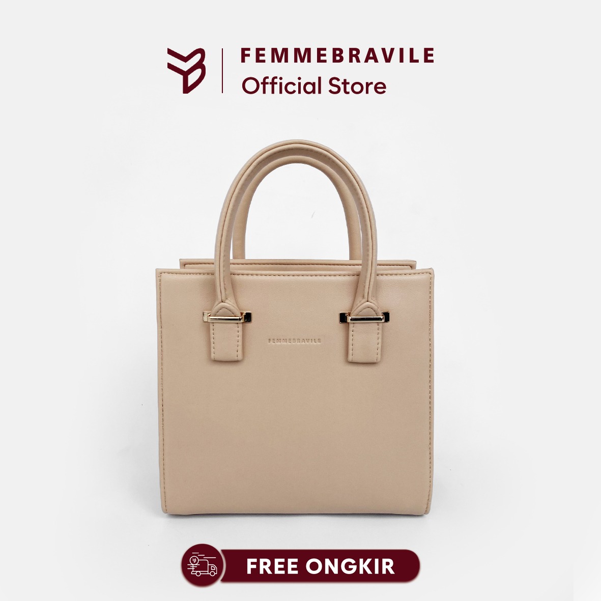 FEMMEBRAVILE Sandara Small Leather Fashion Women Slingbag Shoulderbag Tas Selempang Wanita