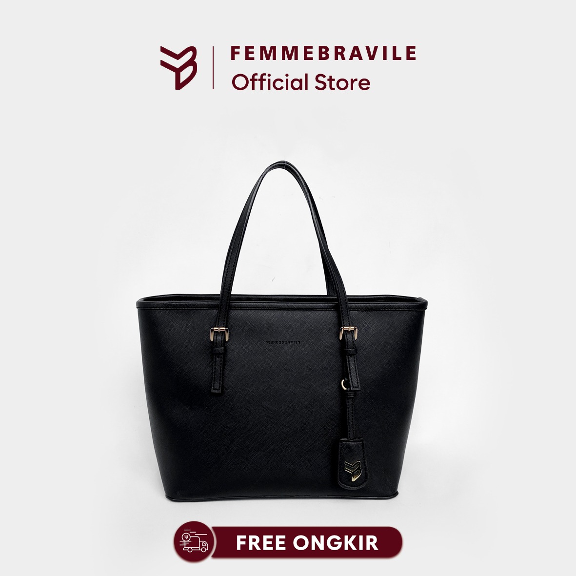 FEMMEBRAVILE Tas Wanita Totebag Fashion Wanita Shoulder Bag Totebag Kuliah Teresa Bag