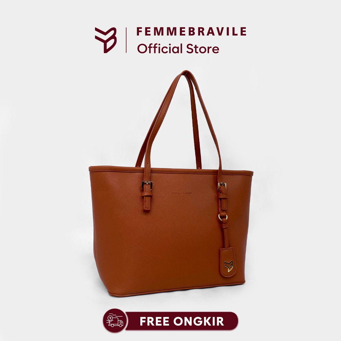 FEMMEBRAVILE Tas Wanita Totebag Fashion Wanita Shoulder Bag Totebag Kuliah Teresa Bag