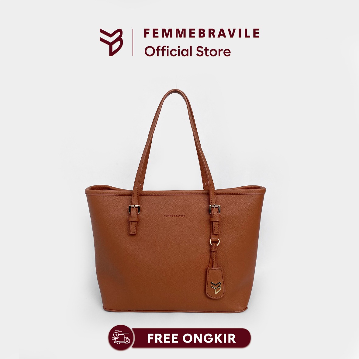 FEMMEBRAVILE Tas Wanita Totebag Fashion Wanita Shoulder Bag Totebag Kuliah Teresa Bag