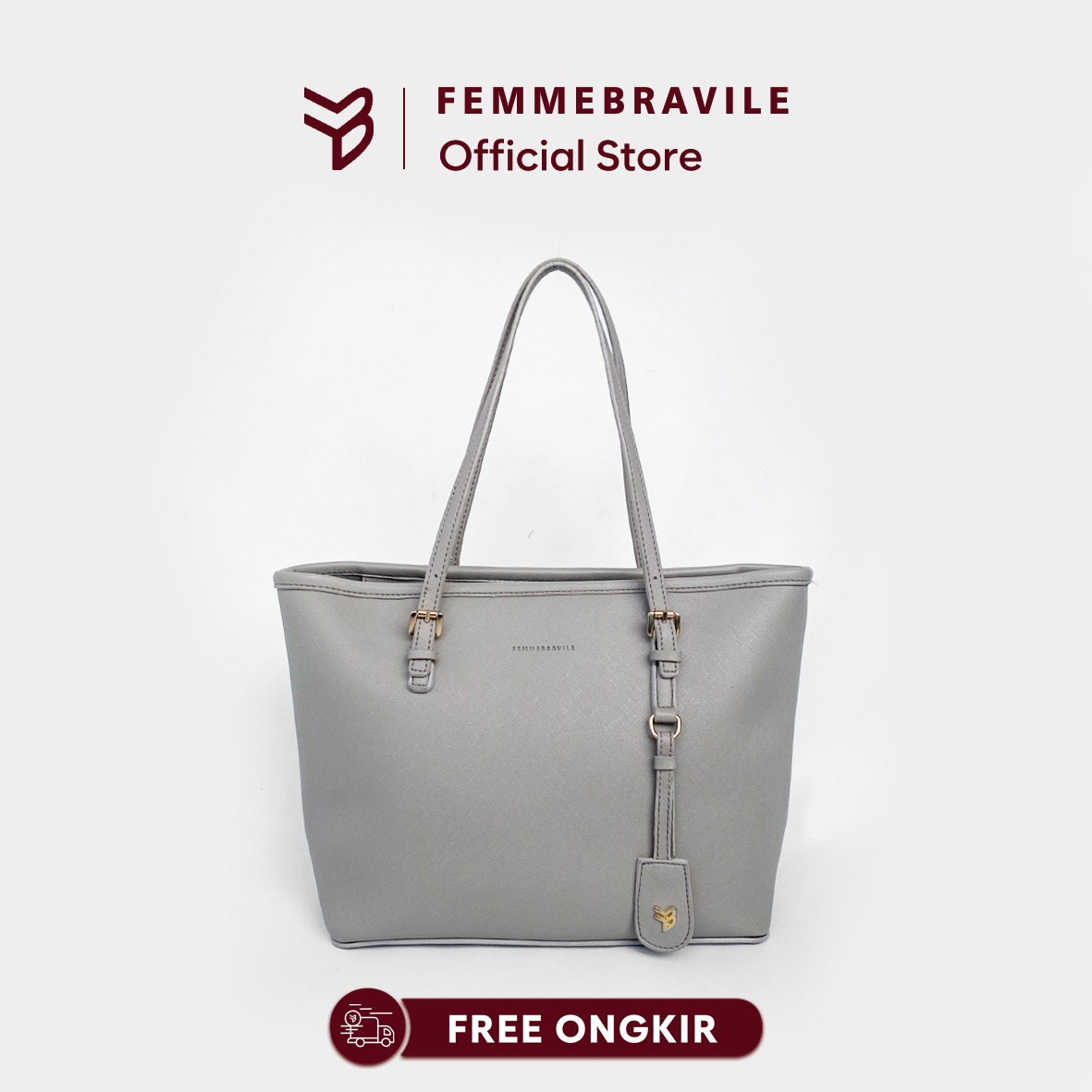 FEMMEBRAVILE Tas Wanita Totebag Fashion Wanita Shoulder Bag Totebag Kuliah Teresa Bag