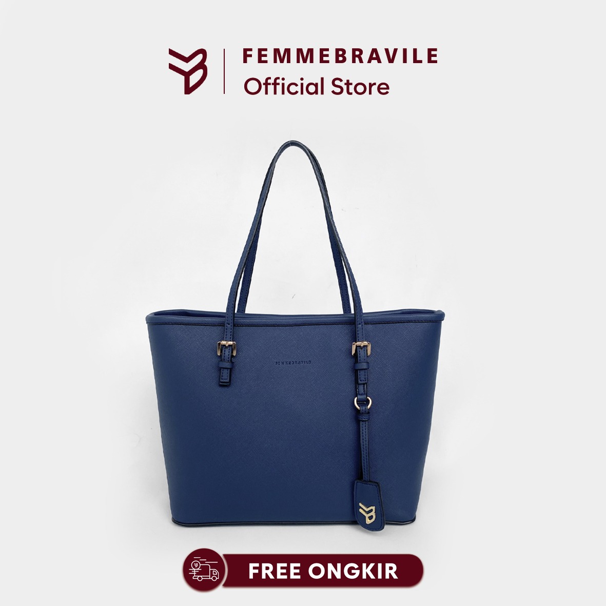FEMMEBRAVILE Tas Wanita Totebag Fashion Wanita Shoulder Bag Totebag Kuliah Teresa Bag