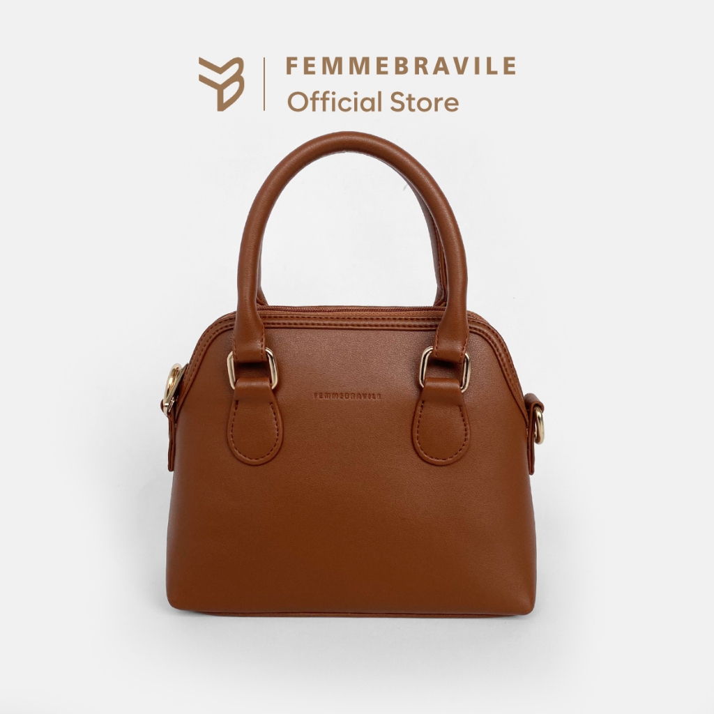Femmebravile - Femo Small Leather - Tas Wanita - Sling Bag -  Shoulder Bag - Tas Selempang Wanita