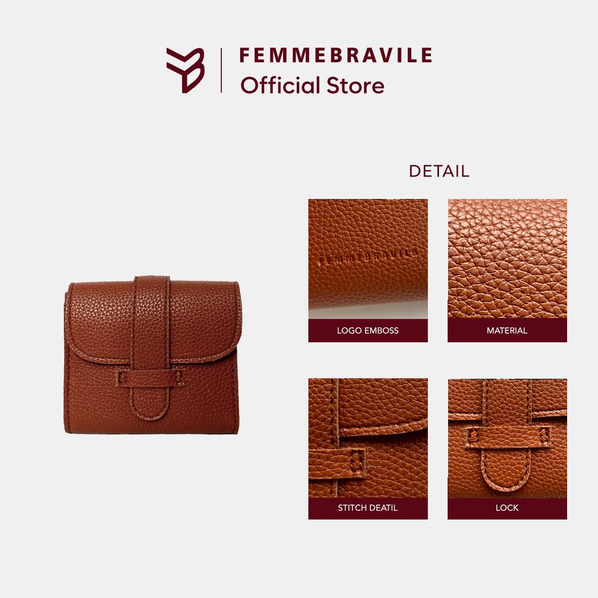 Dompet Wanita Mini Kulit Premium | Wallet Lipat Kecil Elegan Muat Kartu & Uang | Dinda Wallet
