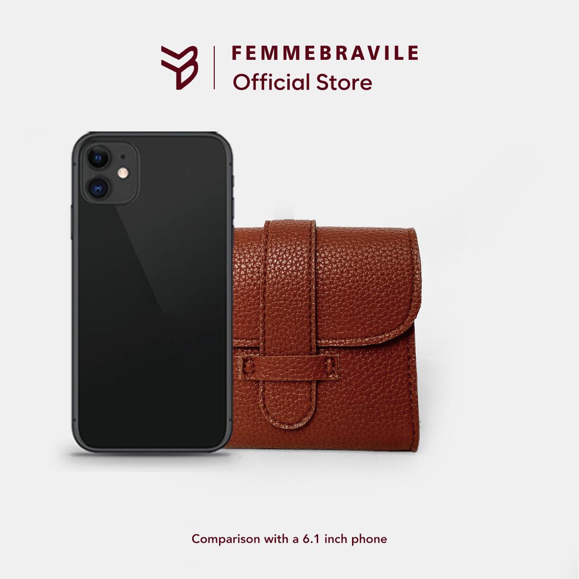 Dompet Wanita Mini Kulit Premium | Wallet Lipat Kecil Elegan Muat Kartu & Uang | Dinda Wallet