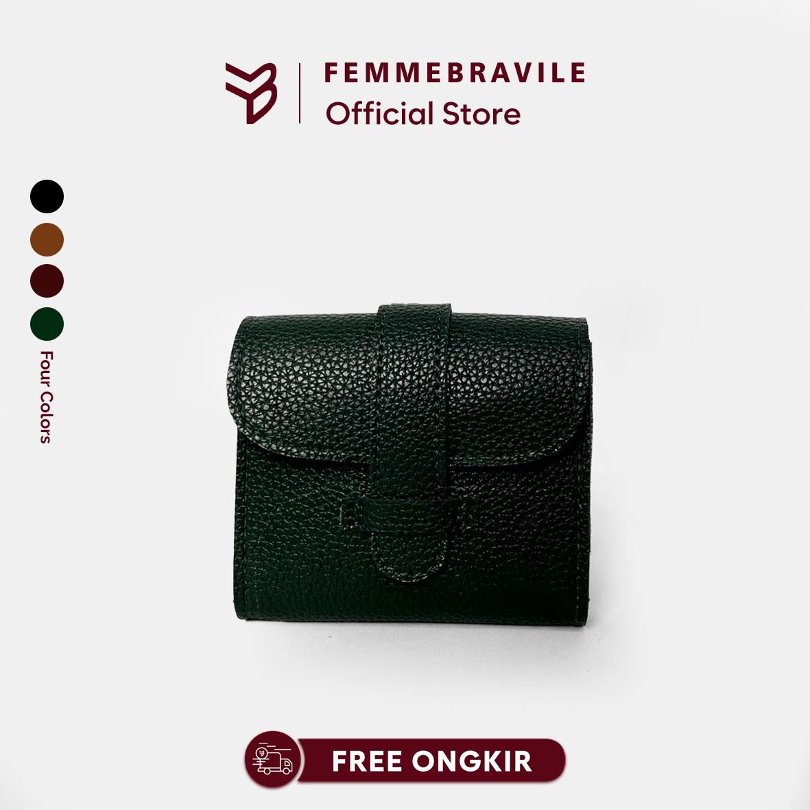 Dompet Wanita Mini Kulit Premium | Wallet Lipat Kecil Elegan Muat Kartu & Uang | Dinda Wallet